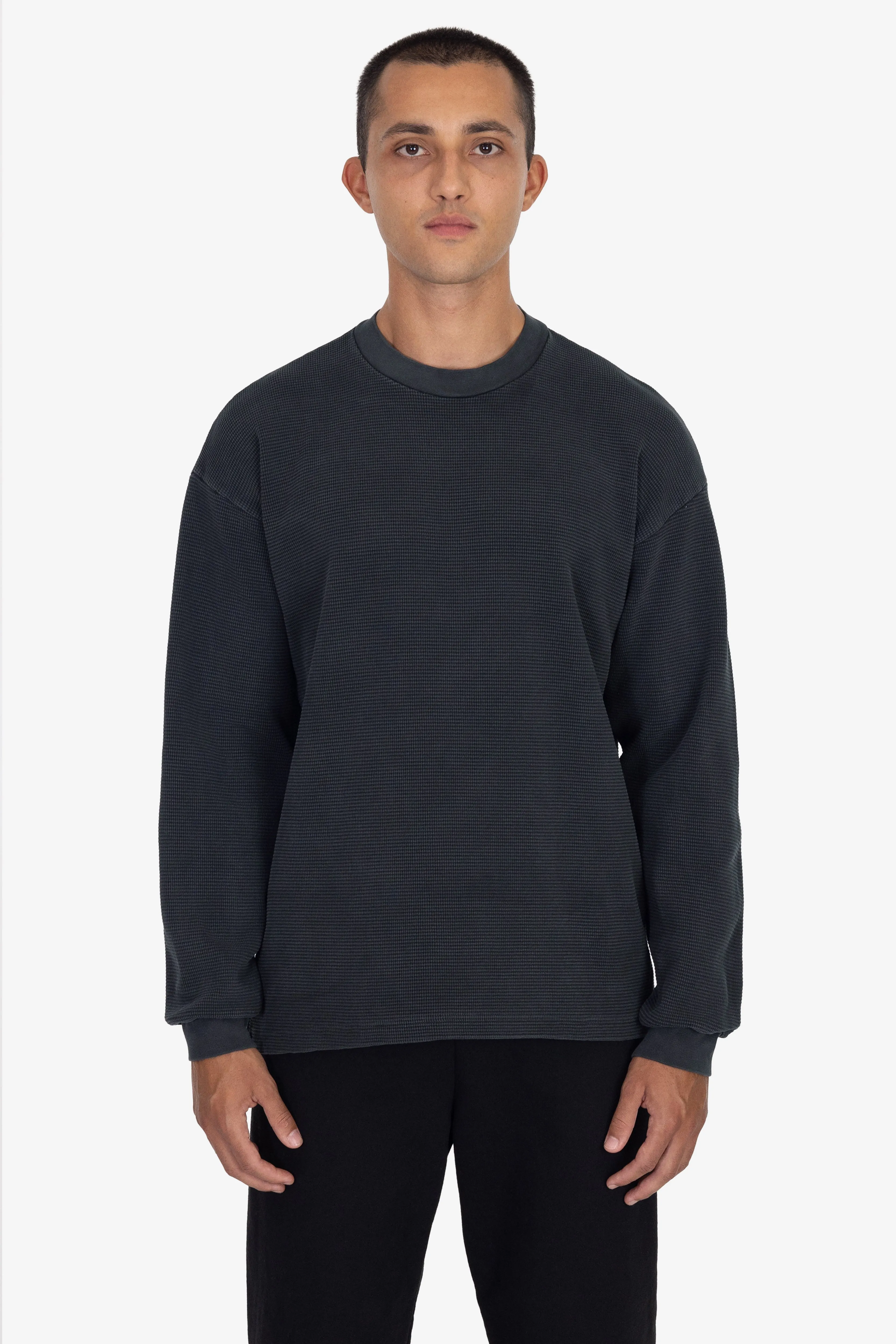 TX407GD Mix - Long Sleeve Heavy Thermal Crew Neck