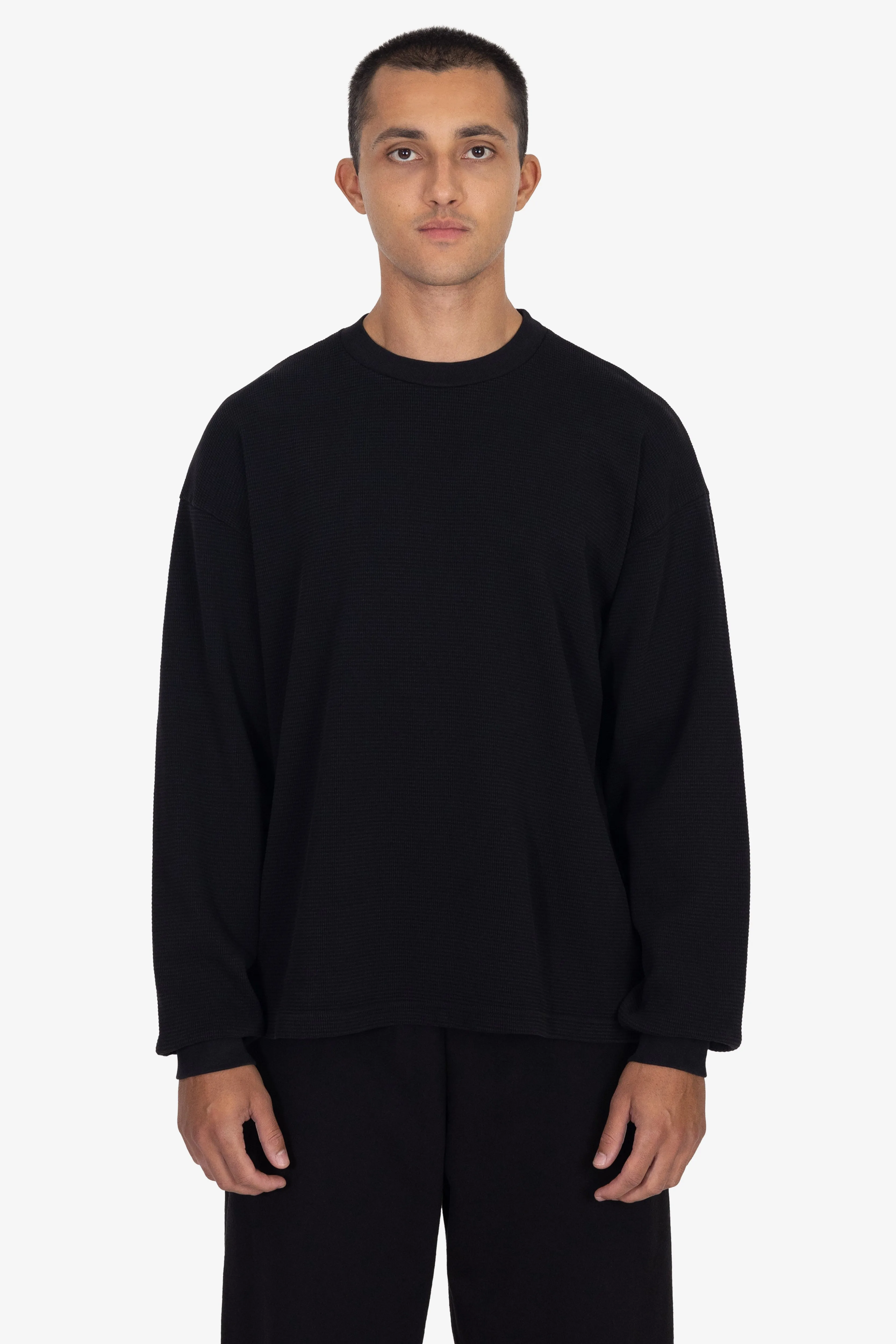 TX407GD Mix - Long Sleeve Heavy Thermal Crew Neck