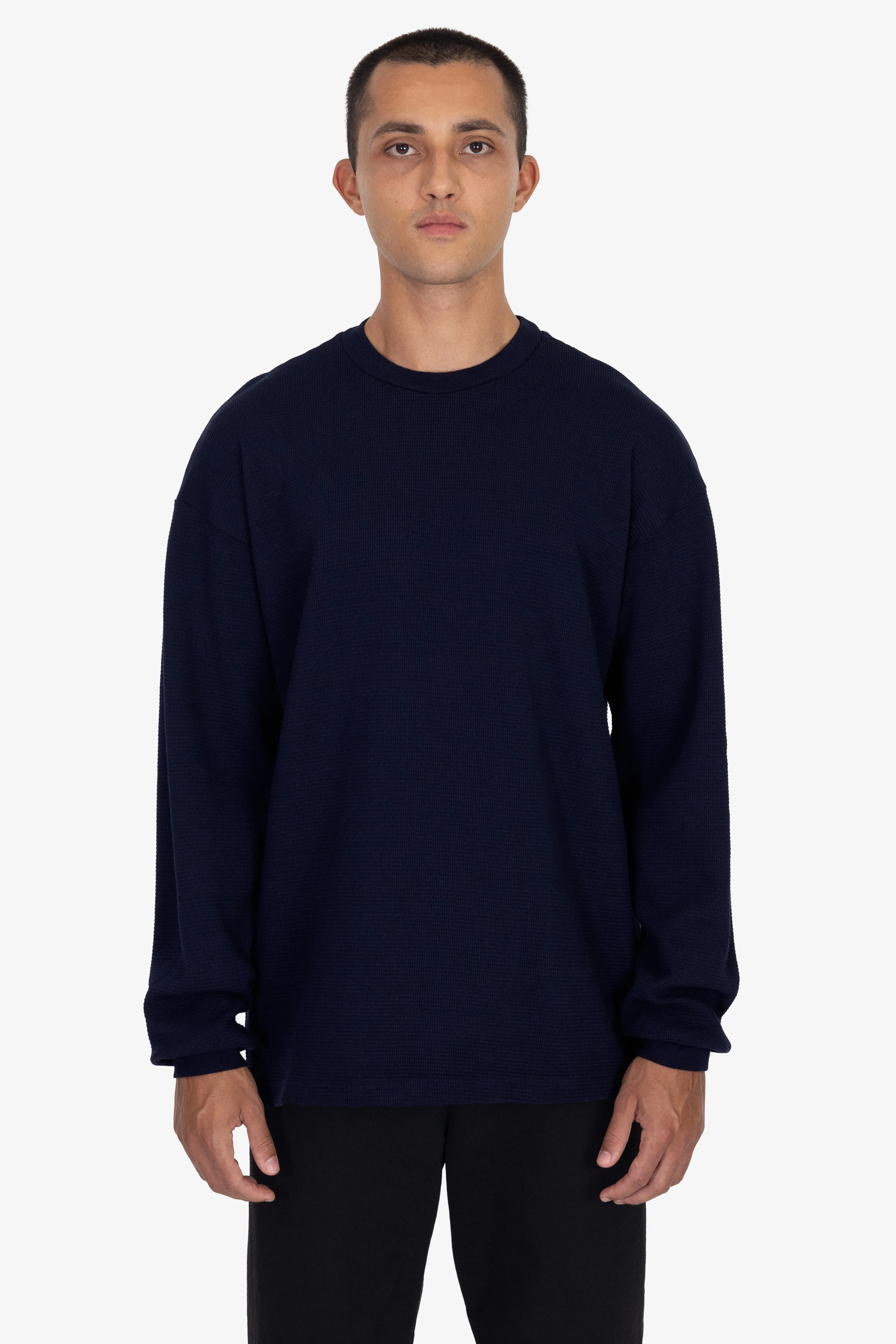 TX407GD Mix - Long Sleeve Heavy Thermal Crew Neck