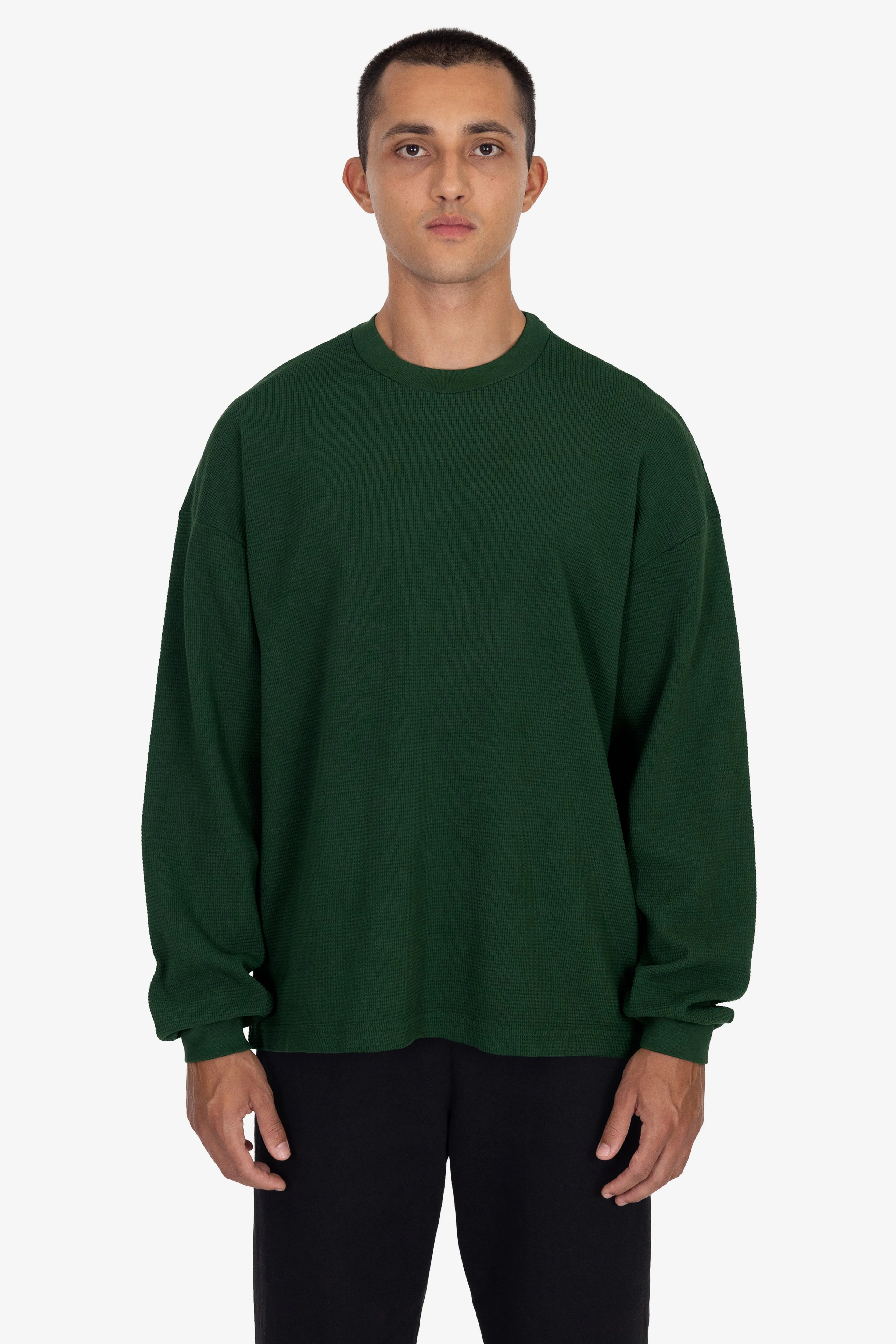 TX407GD Mix - Long Sleeve Heavy Thermal Crew Neck