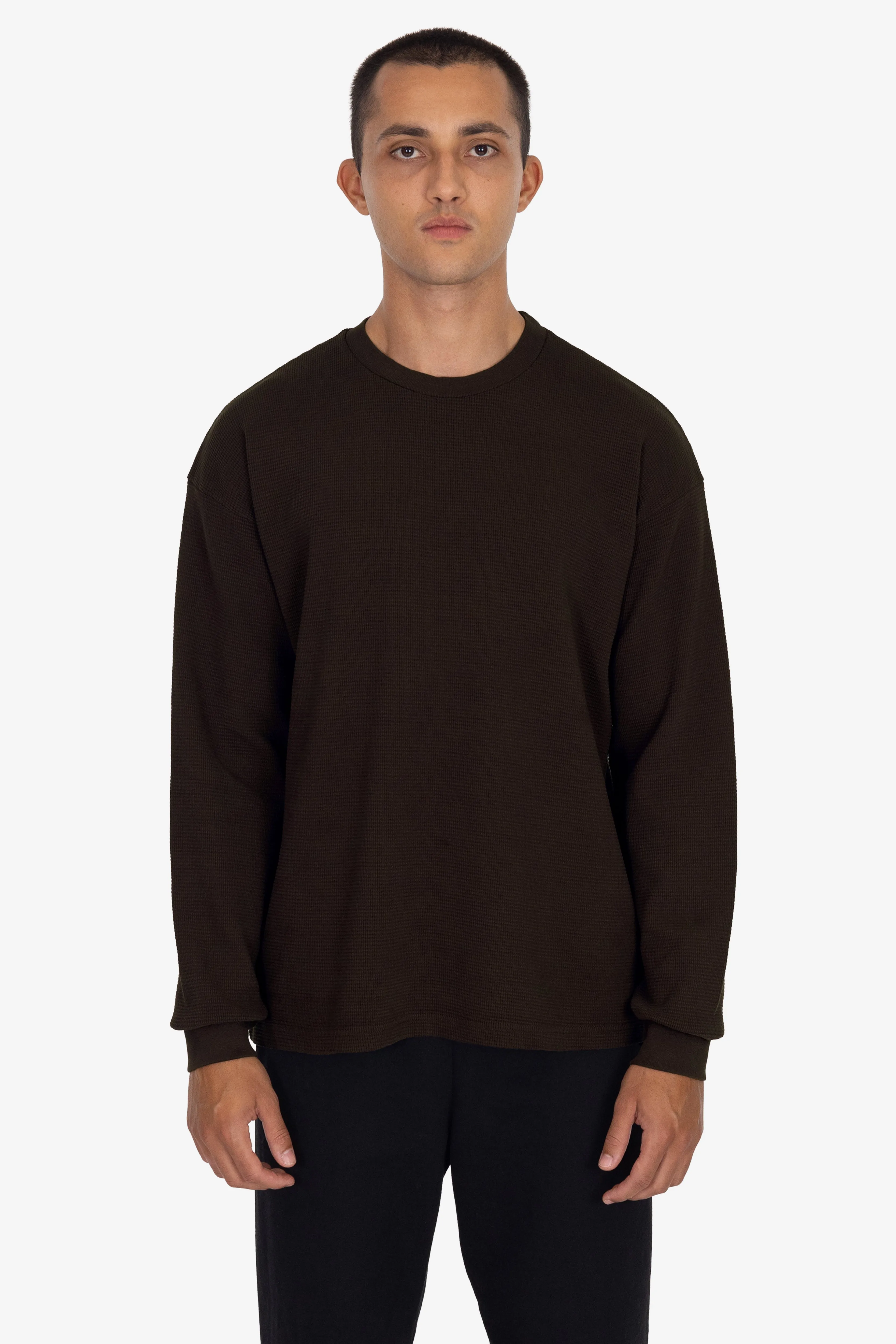 TX407GD Mix - Long Sleeve Heavy Thermal Crew Neck