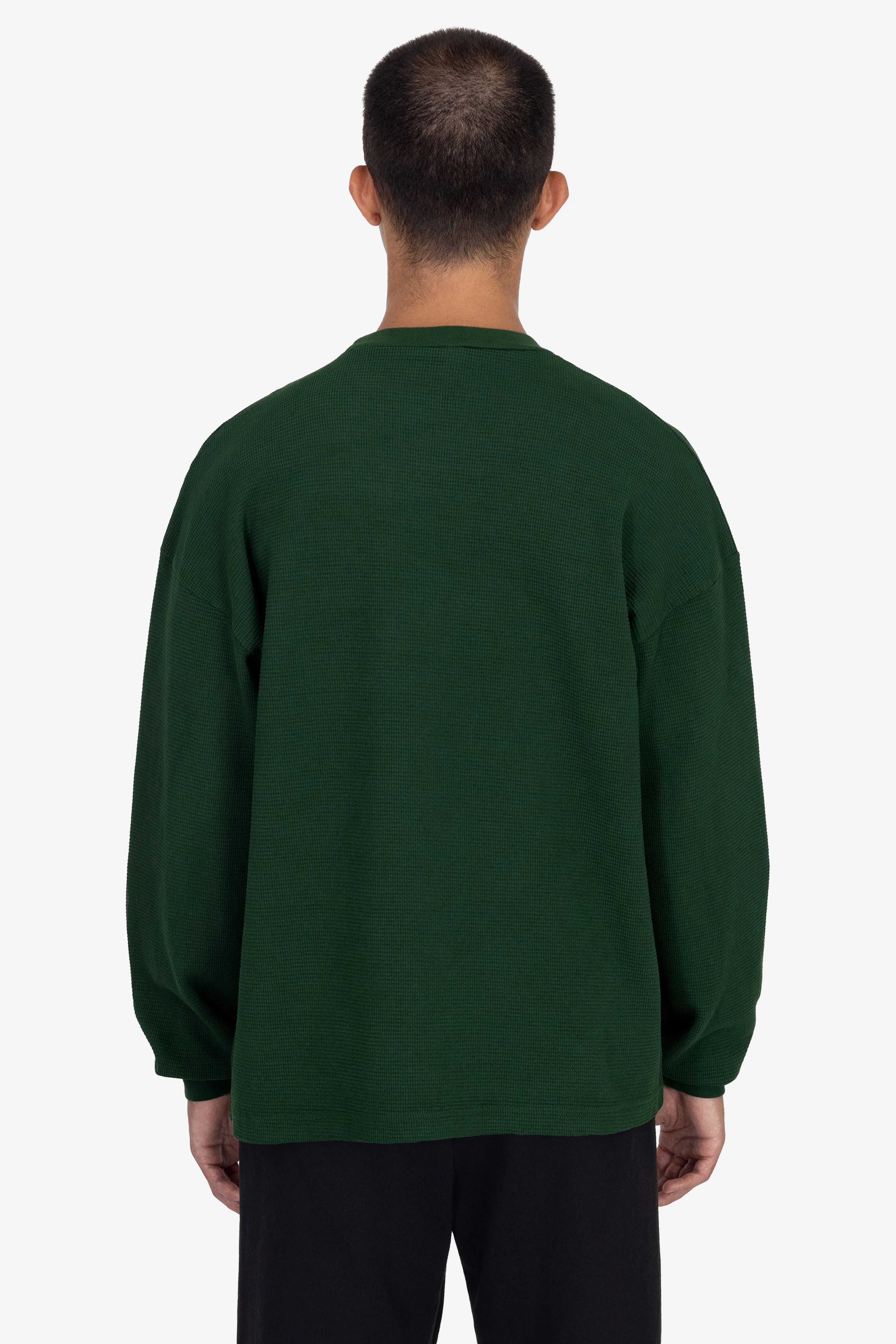 TX407GD Mix - Long Sleeve Heavy Thermal Crew Neck