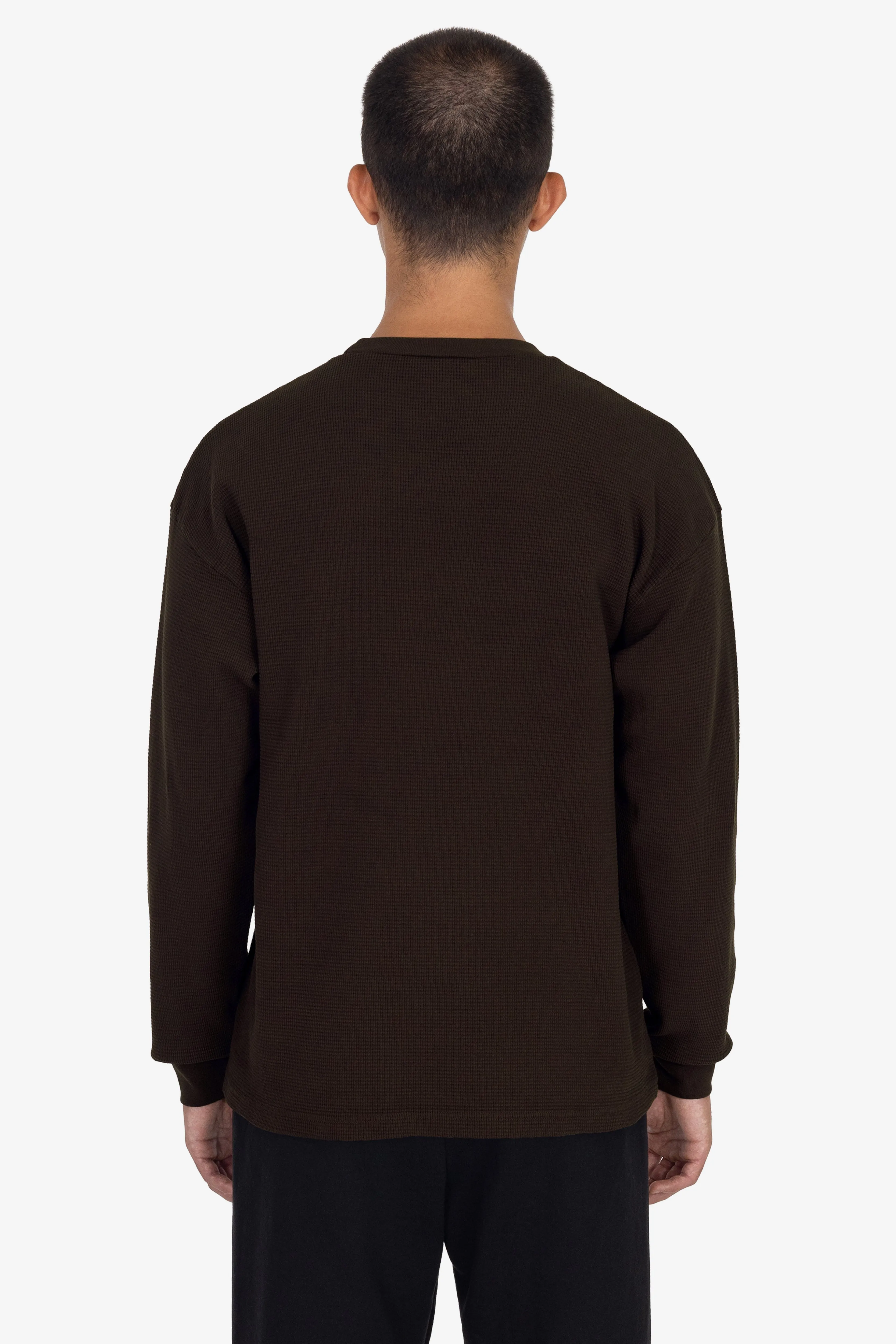TX407GD Mix - Long Sleeve Heavy Thermal Crew Neck