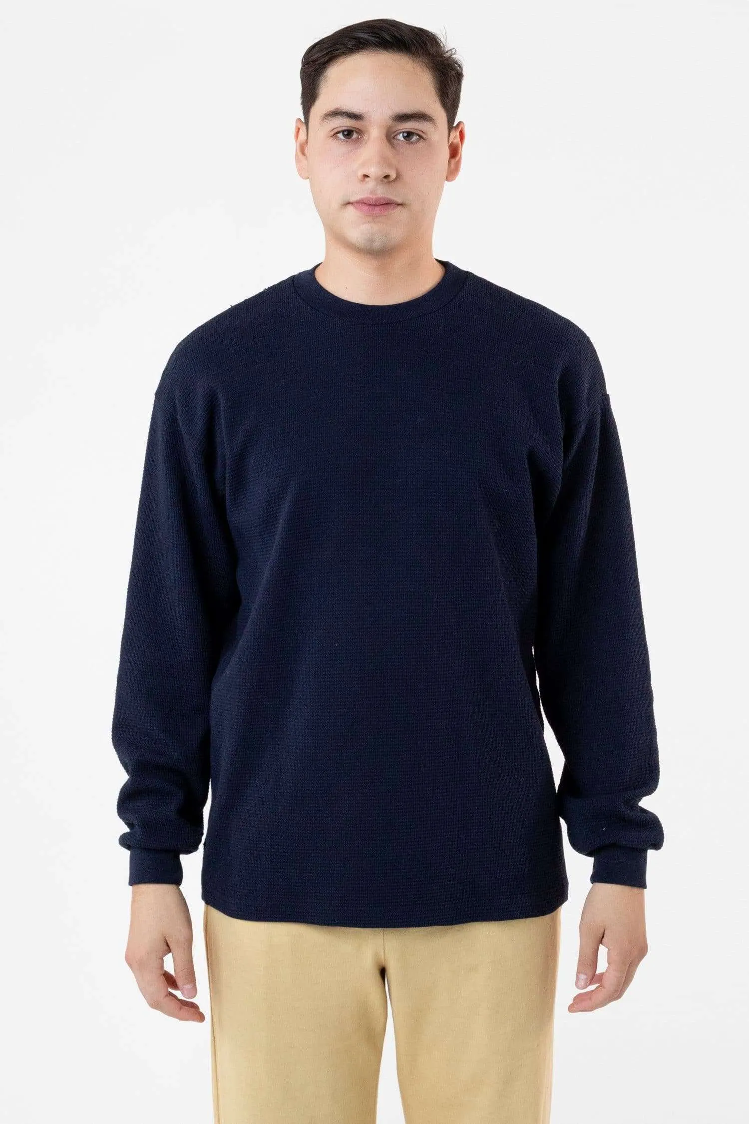 TX407GD Mix - Long Sleeve Heavy Thermal Crew Neck