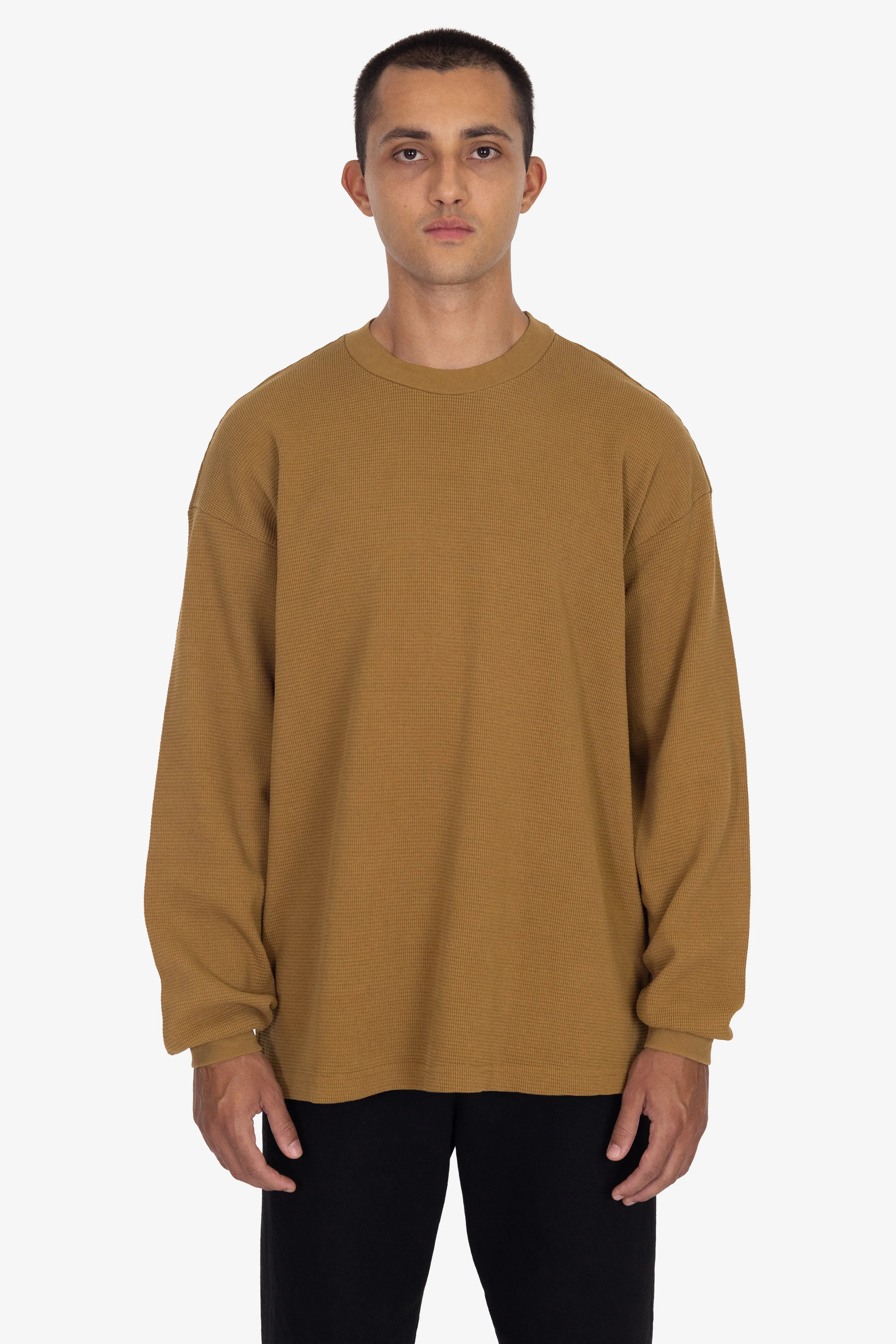 TX407GD Mix - Long Sleeve Heavy Thermal Crew Neck