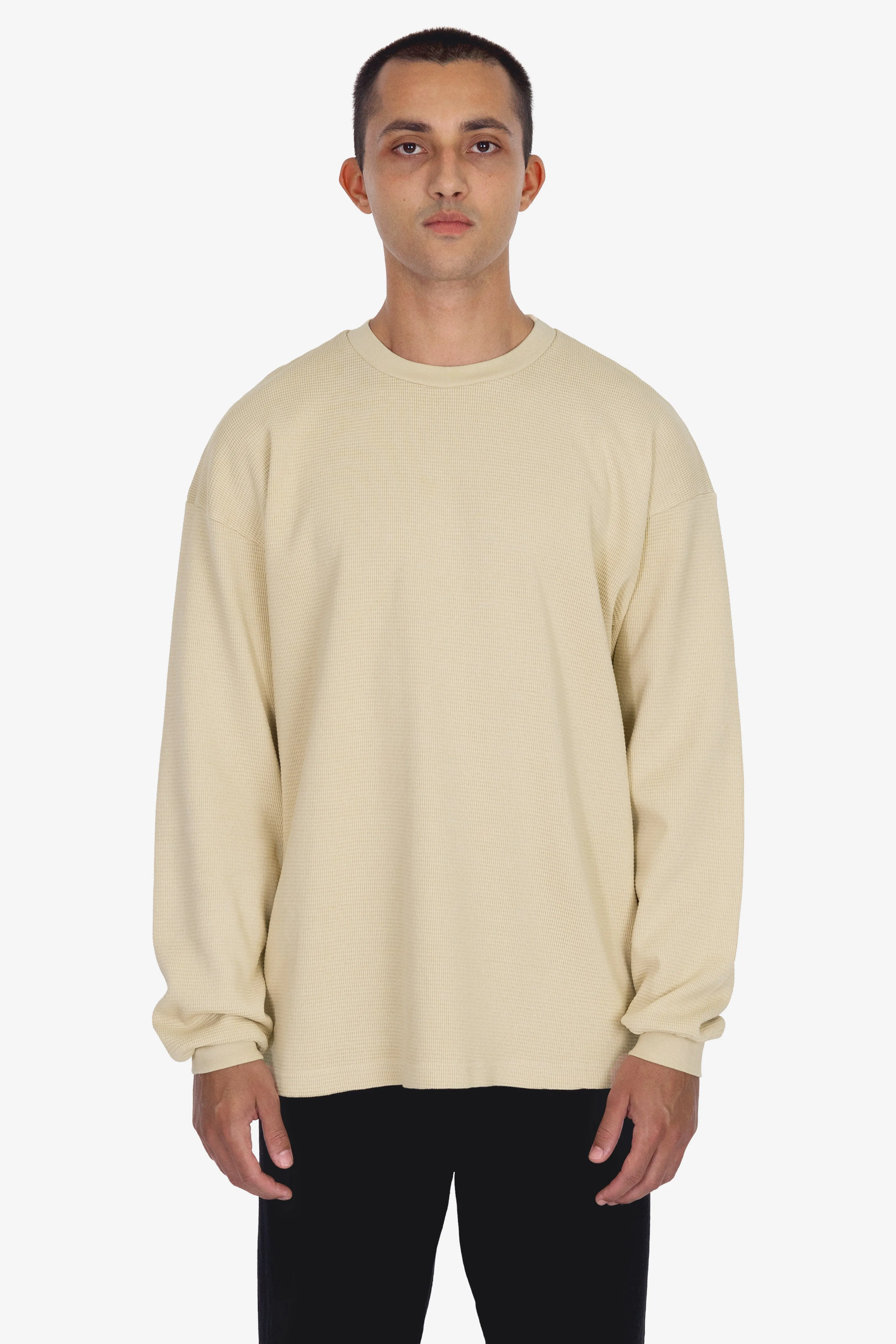 TX407GD Mix - Long Sleeve Heavy Thermal Crew Neck
