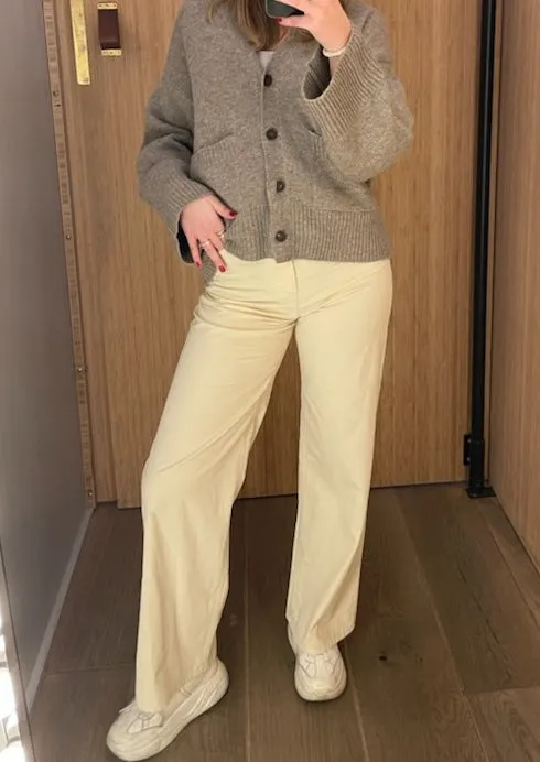 VANESSA BRUNO - Tybalt Pant - Off White Corduroy