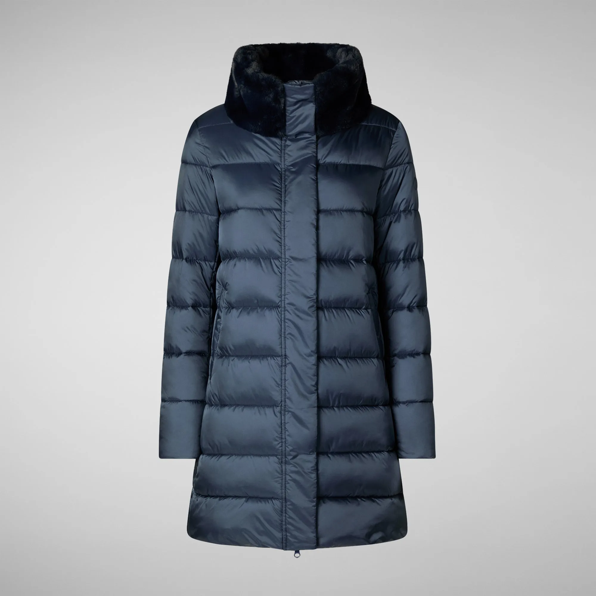 Woman's coat Dalea in night blue