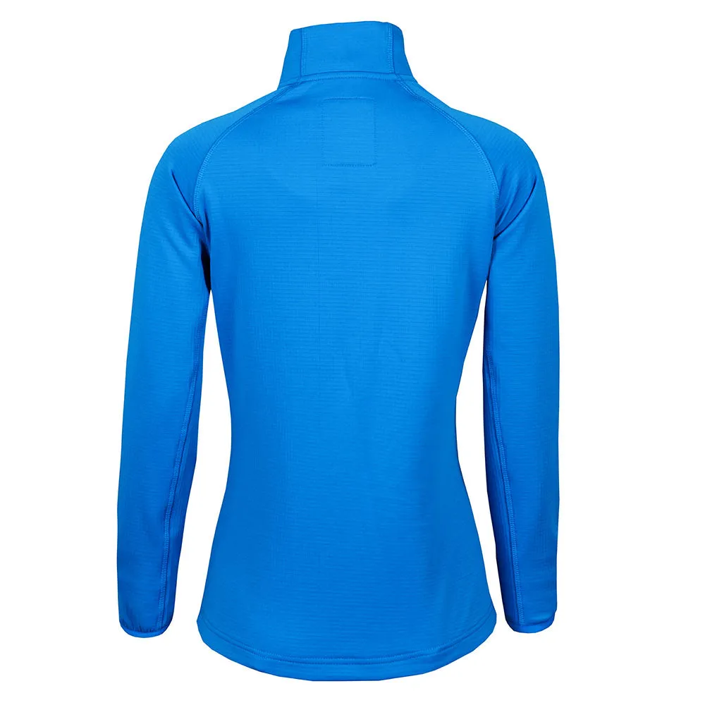 Womens Bresprekk Half Zip Grid Fleece (Cobalt/Navy)