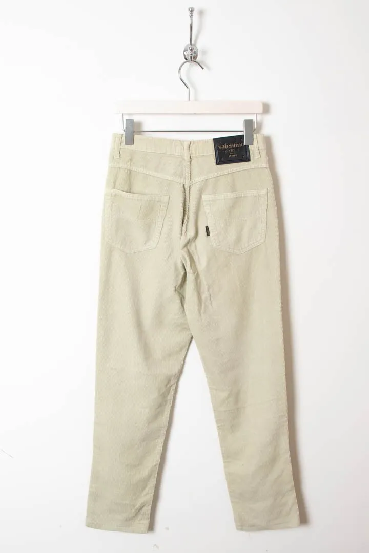 Women's Valentino Garavani High Waisted Corduroy Trousers (6)