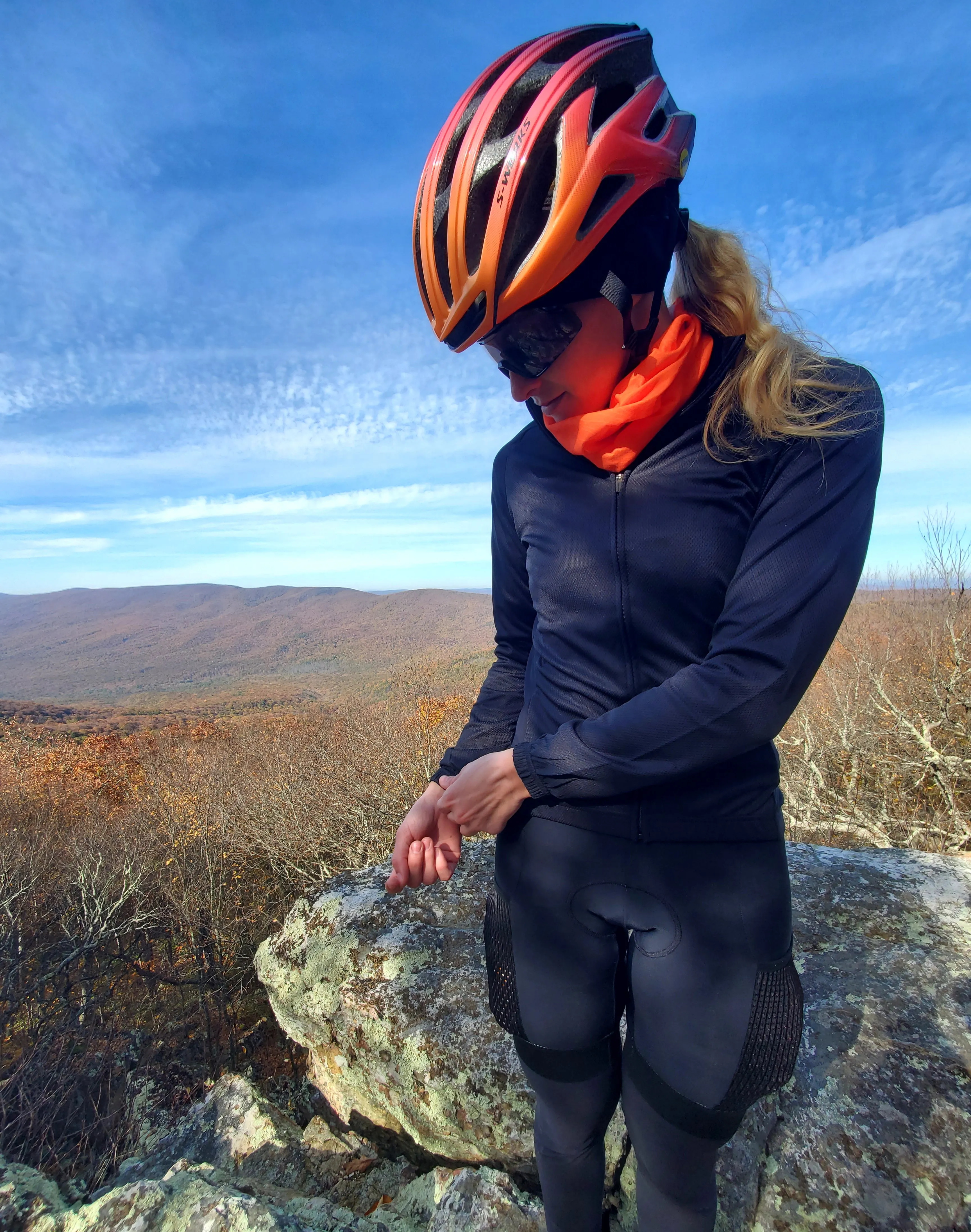 Women's Winter Jersey Black
