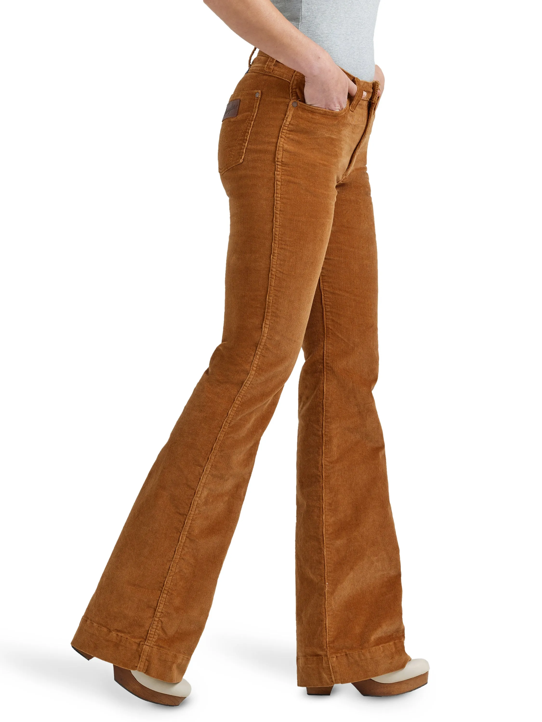 Wrangler Retro® Bailey Corduroy Trouser - High Rise 112352983