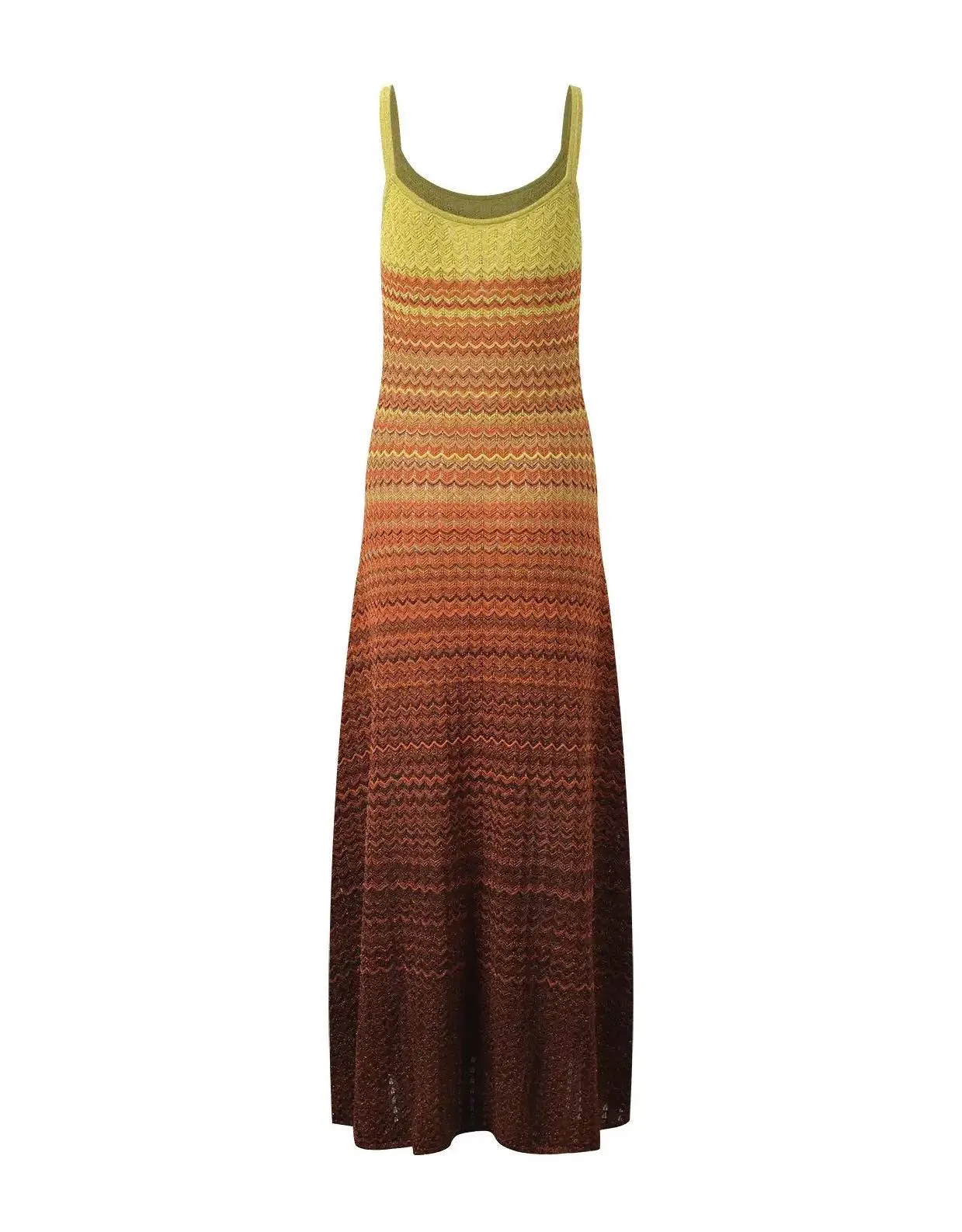 Zig Zag Knitted Maxi Dress